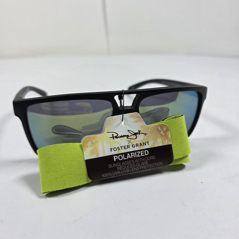 Panama Jack + Foster Grant Polarized Sunglasses With Cord 100% UV Protection NWT